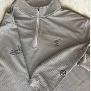 NWT SCOTTY CAMERON GALLERY Circle T  Super Rat  1/4 Zip Pullover XXL Green Gray